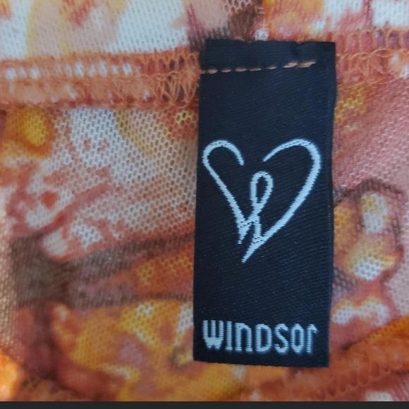 Windsor Orange Flare Pants Retro Boot Cut - Picture 5 of 7